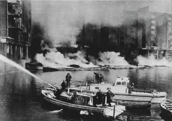 Framed Print : The Firemen Were At The Forefront Of Danger, 1941 (1942) Framed Print : The Firemen Were At The Forefront Of Danger, 1941 (1942)