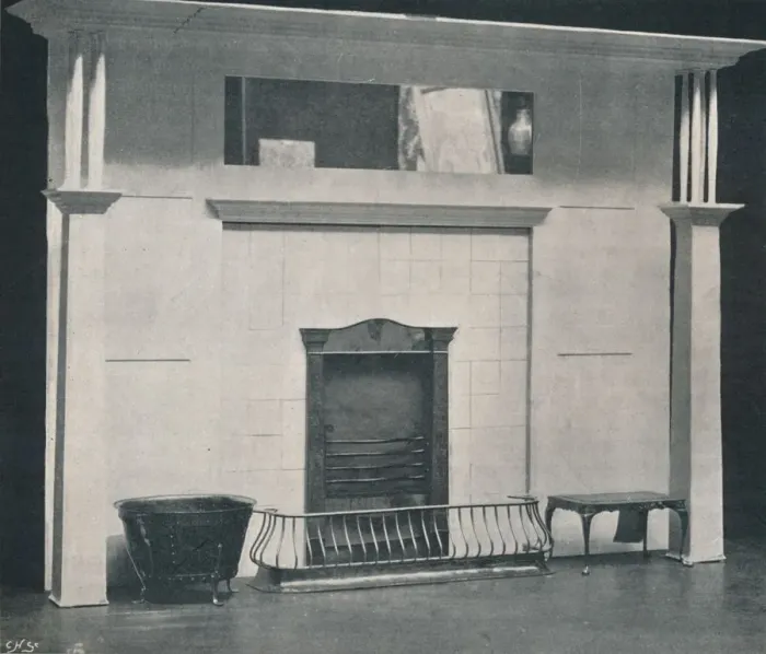 Framed Print : Fireplace, c1895, (1897). Artist: Charles Francis Annesley Voysey Framed Print : Fireplace, c1895, (1897). Artist: Charles Francis Annesley Voysey