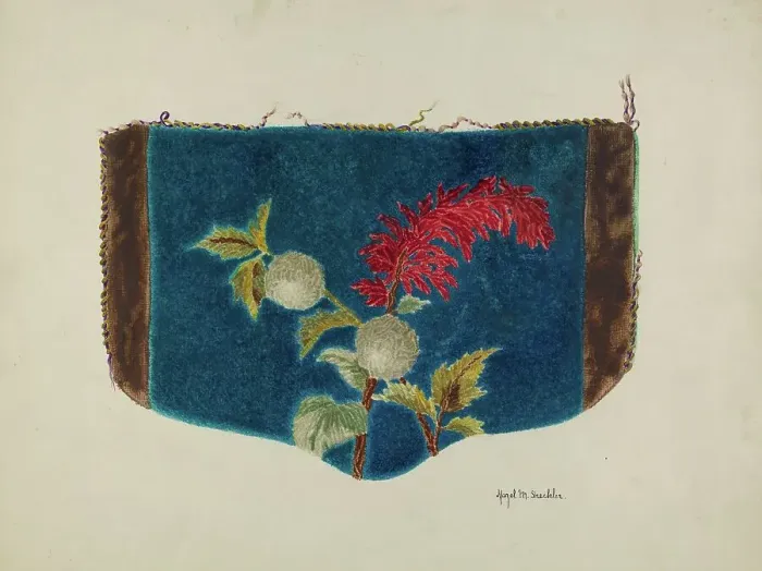 Framed Print : Fireplace Screen, c. 1939. Creator: Hazel Sheckler Framed Print : Fireplace Screen, c. 1939. Creator: Hazel Sheckler