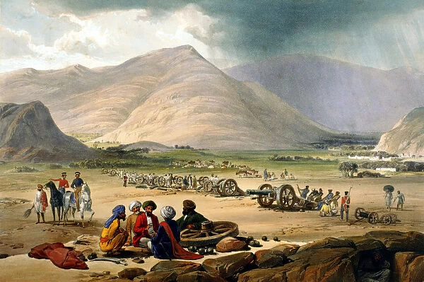 First Anglo-Afghan War, 1838-1842. Artist: James Atkinson