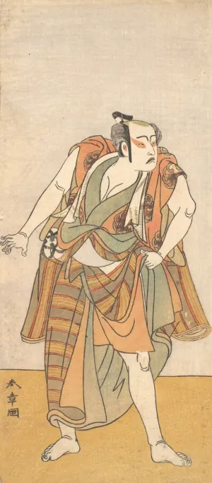 Framed Print : The First Bando Mitsugoro as an Unarmed Man, 1774 or 1775. Creator: Shunsho Framed Print : The First Bando Mitsugoro as an Unarmed Man, 1774 or 1775. Creator: Shunsho