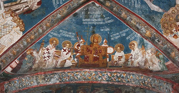First Council of Nicaea, ca 1350. Artist: Anonymous