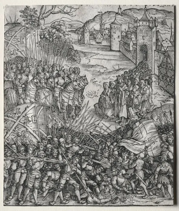 Framed Print : First Flemish Rebellion, 1512-1515. Creator: Wolf Traut (German, c. 1486-1520) Framed Print : First Flemish Rebellion, 1512-1515. Creator: Wolf Traut (German, c. 1486-1520)