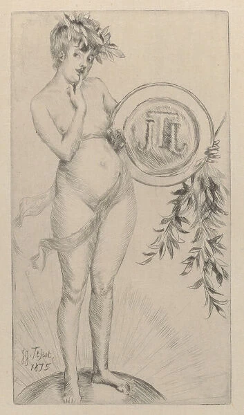 First Frontispiece (with the Monogram), 1875. Creator: James Tissot