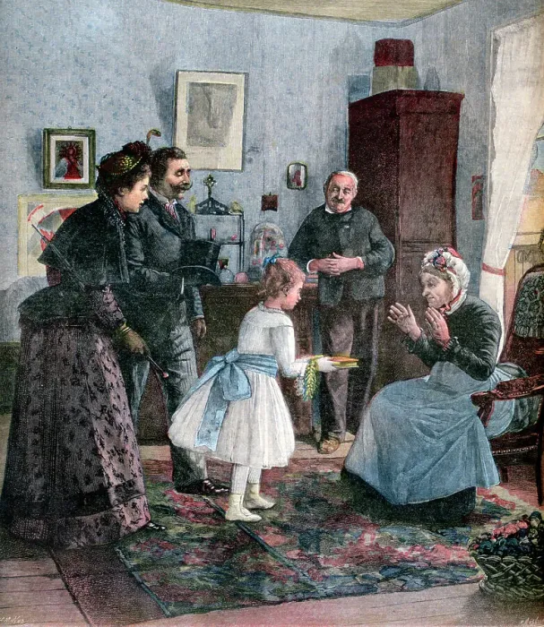 Framed Print : The First Laurels, 1891. Artist: Henri Cain Framed Print : The First Laurels, 1891. Artist: Henri Cain