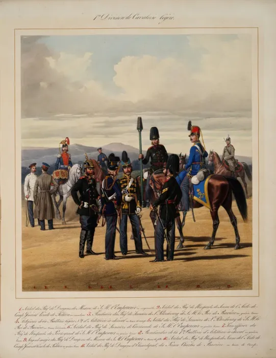 Framed Print : First Light Cavalry Division, 1867. Artist: Piratsky, Karl Karlovich (1813-1889) Framed Print : First Light Cavalry Division, 1867. Artist: Piratsky, Karl Karlovich (1813-1889)