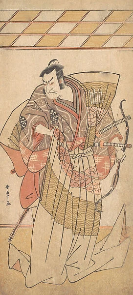 The First Nakamura Nakazo as a Man of High Rank Attired in Naga-Bakama, ca. 1781. Creator: Shunsho