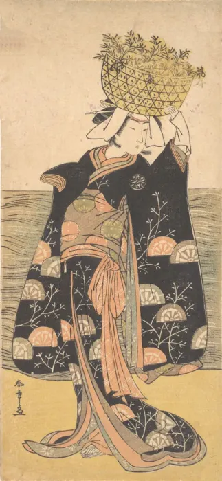 Framed Print : The First Nakamura Nakazo in the Role of the Ghost of Shiragiku, ca. 1778. Creator: Shunsho Framed Print : The First Nakamura Nakazo in the Role of the Ghost of Shiragiku, ca. 1778. Creator: Shunsho