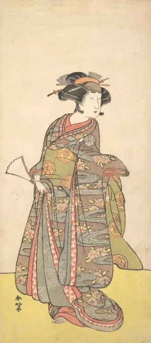 Framed Print : The First Nakamura Tomijuro as a Woman, probably 1777. Creator: Katsukawa Shunko Framed Print : The First Nakamura Tomijuro as a Woman, probably 1777. Creator: Katsukawa Shunko