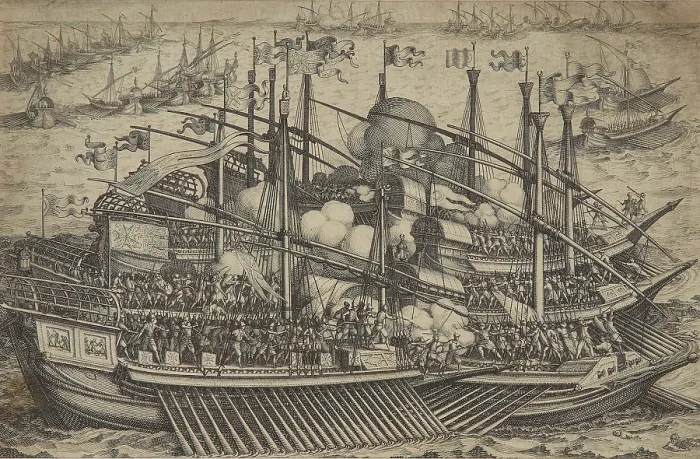 Framed Print : First Naval Battle, from the 'Life of Ferdinand I de Medici', c1615-1620 Framed Print : First Naval Battle, from the 'Life of Ferdinand I de Medici', c1615-1620
