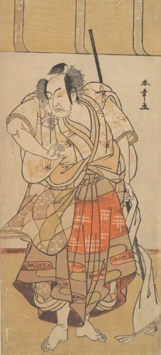 Framed Print : The First Onoe Kikugoro as an Angry Man, ca. 1772. Creator: Shunsho Framed Print : The First Onoe Kikugoro as an Angry Man, ca. 1772. Creator: Shunsho