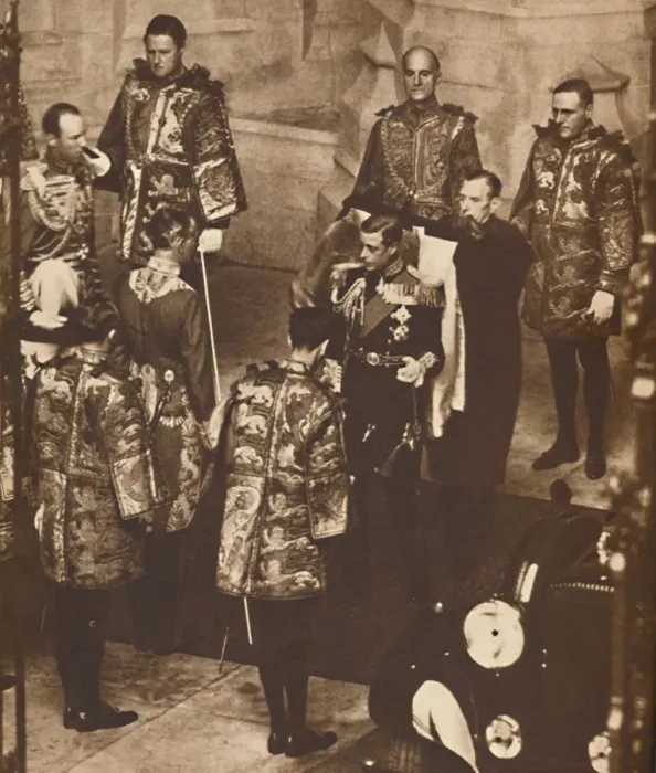 Framed Print : His First Parliament Opened, 1937 Framed Print : His First Parliament Opened, 1937