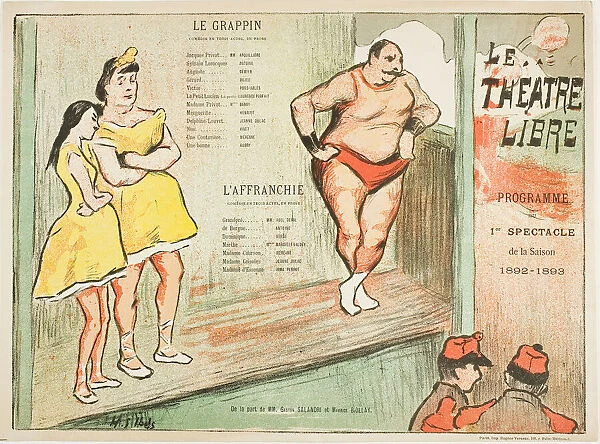 First Performance: Le Grappin, l'Affranchie, for Le Théatre Libre, 1892–93. Creator: Henri-Gabriel Ibels