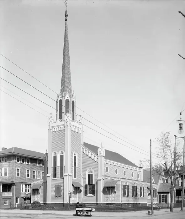 Framed Print : First Presbyterian Church, Atlantic City, N.J. between 1900 and 1910. Creator: Unknown Framed Print : First Presbyterian Church, Atlantic City, N.J. between 1900 and 1910. Creator: Unknown