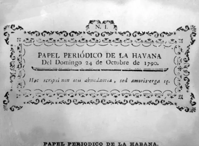 Framed Print : The first printed newspaper, (1790-1804), 1920s Framed Print : The first printed newspaper, (1790-1804), 1920s