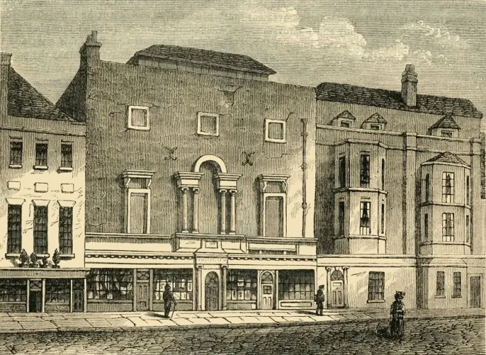 Framed Print : The First Royal Academy; About 1740, (1881). Creator: Unknown Framed Print : The First Royal Academy; About 1740, (1881). Creator: Unknown