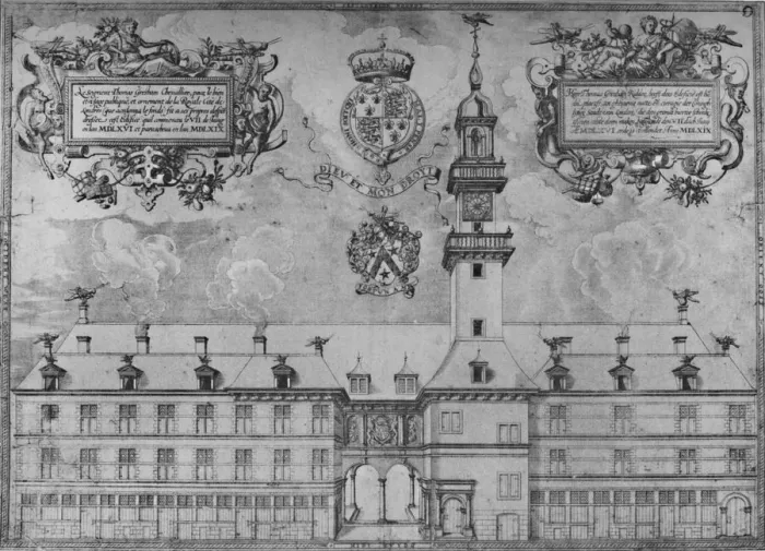 Framed Print : The First Royal Exchange in 1569, c16th century, (1928) Framed Print : The First Royal Exchange in 1569, c16th century, (1928)