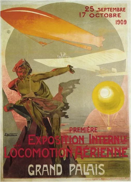 Framed Print : The first Salon de la locomotion aerienne, 1909. Artist: Montaut, Ernest (1879-1909) Framed Print : The first Salon de la locomotion aerienne, 1909. Artist: Montaut, Ernest (1879-1909)