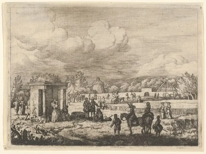 Framed Print : The First Spring, 17th century. Creator: Allart van Everdingen Framed Print : The First Spring, 17th century. Creator: Allart van Everdingen