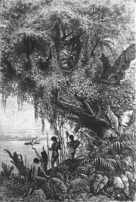 Framed Print : First Steamboat on the Orinoco; A Journey up the Orinoco, 1875. Creator: Unknown Framed Print : First Steamboat on the Orinoco; A Journey up the Orinoco, 1875. Creator: Unknown