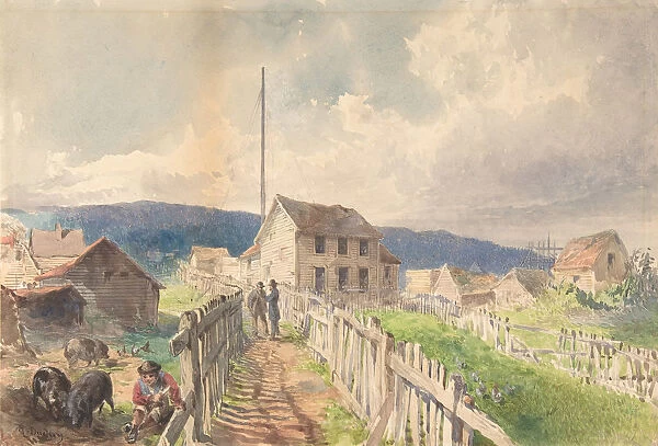 First Telegraph House at Hearts Content, Newfoundland, 1866, 1866
