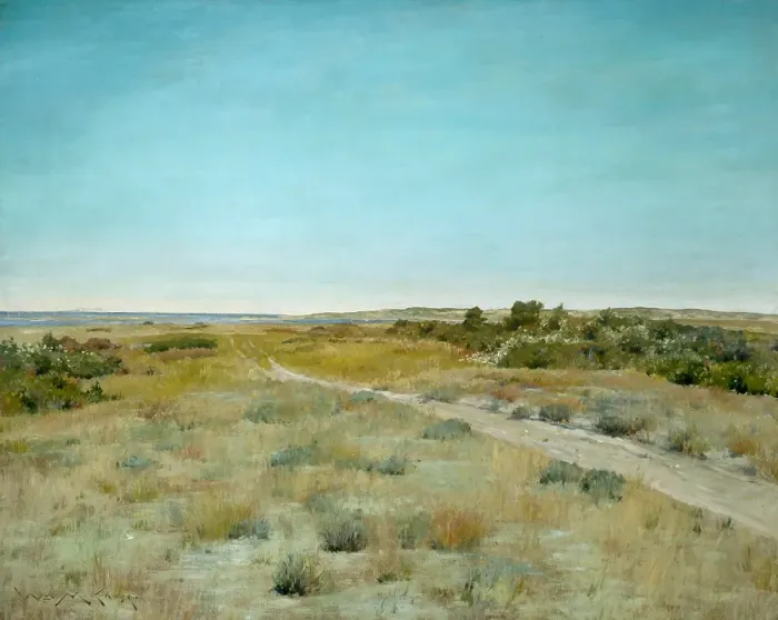 Framed Print : First Touch of Autumn, about 1898. Creator: William Merritt Chase Framed Print : First Touch of Autumn, about 1898. Creator: William Merritt Chase
