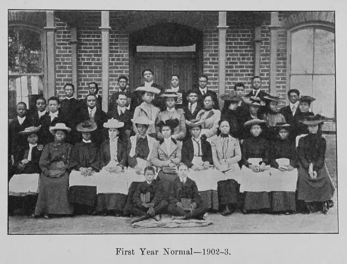 Framed Print : First year Normal- 1902-3, 1903. Creator: Unknown