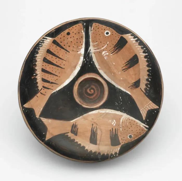 Framed Print : Fish Plate, 350-325 BCE. Creator: Heligoland Painter Framed Print : Fish Plate, 350-325 BCE. Creator: Heligoland Painter