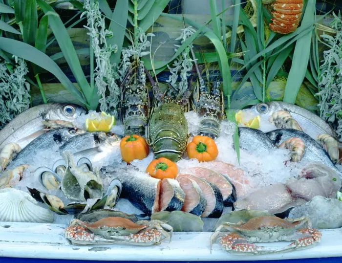 Framed Print : Fish Restaurant Display, Rethymnon, Crete, Greece Framed Print : Fish Restaurant Display, Rethymnon, Crete, Greece