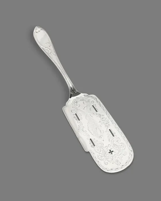 Framed Print : Fish Slice, c. 1830 / 60. Creator: Newell Harding & Co Framed Print : Fish Slice, c. 1830 / 60. Creator: Newell Harding & Co