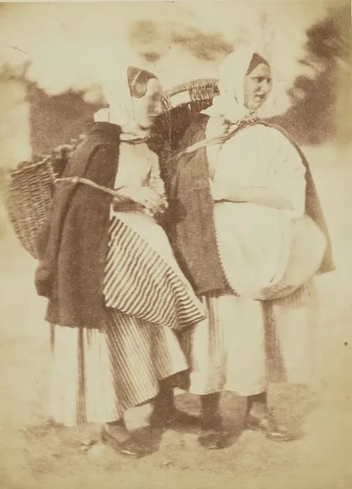 Framed Print : Fisher Lassies, 1843-1848. Creator: Hill & Adamson Framed Print : Fisher Lassies, 1843-1848. Creator: Hill & Adamson