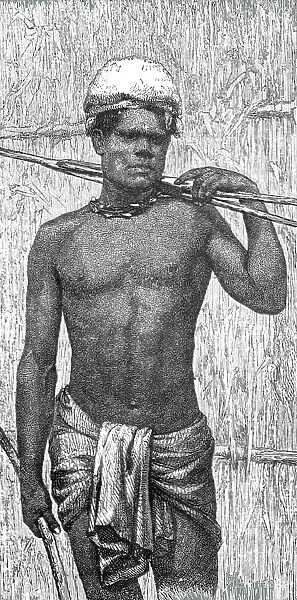 Fisherman of Kanala; Some Account of New Caledonia, 1875. Creator: Unknown
