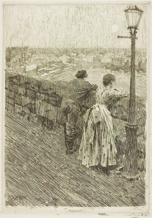 Framed Print : Fisherman at Saint Ives, 1891. Creator: Anders Leonard Zorn Framed Print : Fisherman at Saint Ives, 1891. Creator: Anders Leonard Zorn