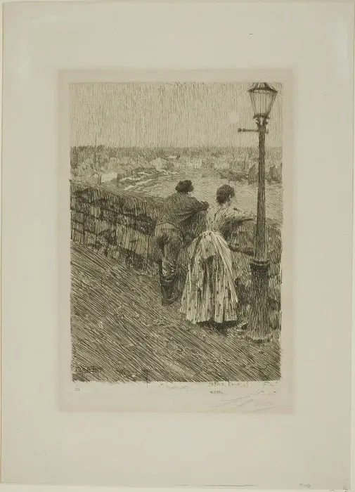 Framed Print : Fisherman at Saint Ives, 1891. Creator: Anders Leonard Zorn Framed Print : Fisherman at Saint Ives, 1891. Creator: Anders Leonard Zorn