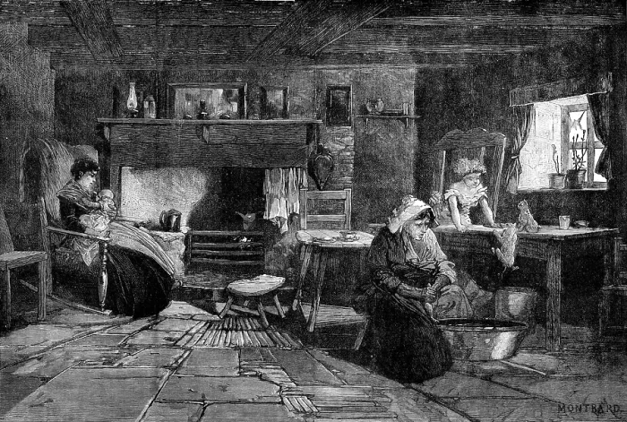 Framed Print : Fisherman's cottage in the Isle of Man, 1881. Creator: Unknown. Fisherman's cottage in the Isle of Man, 1881. Creator: Unknown Framed Print : Fisherman's cottage in the Isle of Man, 1881. Creator: Unknown. Fisherman's cottage in the Isle of Man, 1881. Creator: Unknown