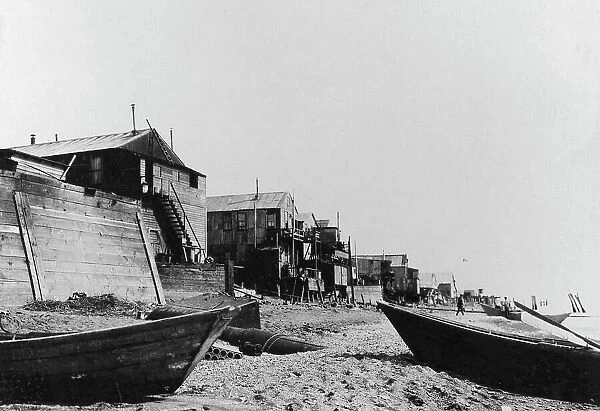 Fisherman's homes, 1916(?). Creator: Unknown