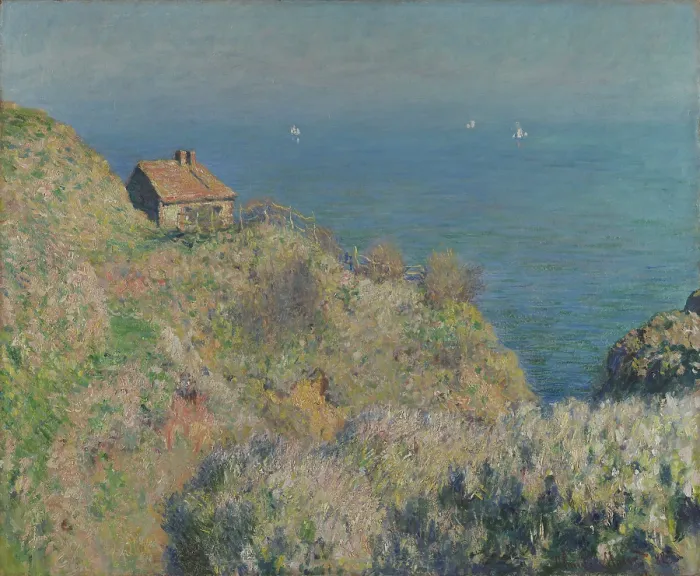 Framed Print : The Fisherman's House, Varengeville, 1882. Creator: Monet, Claude (1840-1926). The Fisherman's House, Varengeville, 1882. Creator: Monet, Claude (1840-1926) Framed Print : The Fisherman's House, Varengeville, 1882. Creator: Monet, Claude (1840-1926). The Fisherman's House, Varengeville, 1882. Creator: Monet, Claude (1840-1926)