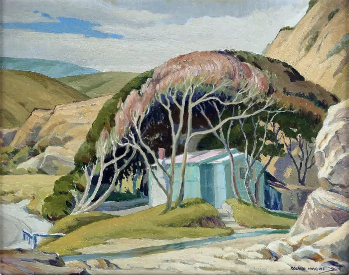 Framed Print : Fisherman's hut, c1944. Creator: Roland Hipkins Framed Print : Fisherman's hut, c1944. Creator: Roland Hipkins