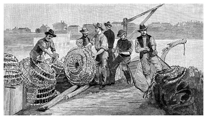 Framed Print : Fishermans Jetty, 1886 Framed Print : Fishermans Jetty, 1886