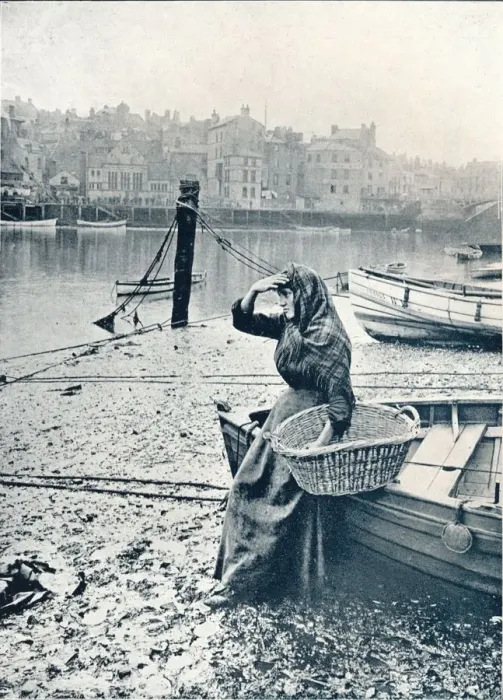 Framed Print : The Fishermans Lass, c1903. Artist: Owen Graystone Bird Framed Print : The Fishermans Lass, c1903. Artist: Owen Graystone Bird