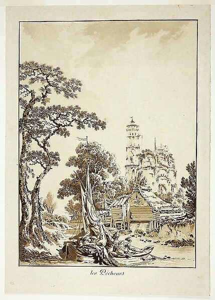 The Fishers, 1771. Creator: Jean Baptiste Le Prince