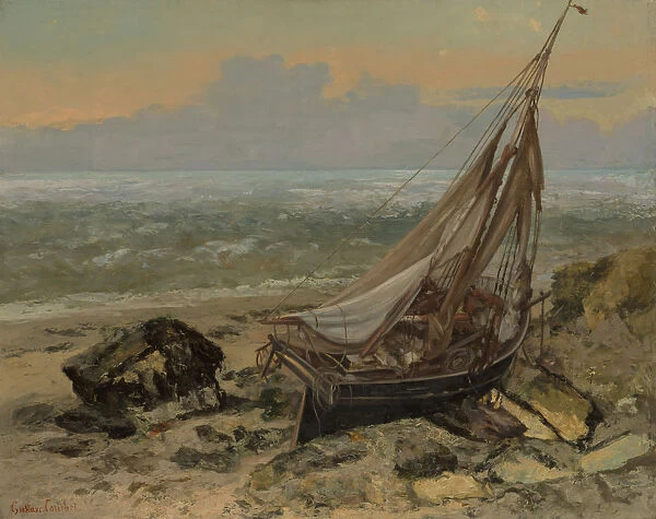 The Fishing Boat, 1865. Creator: Gustave Courbet
