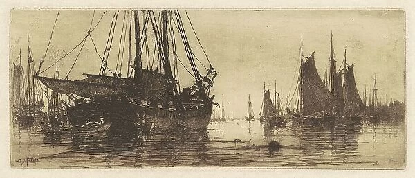 Fishing Boats, c. 1881. Creator: Charles A Platt