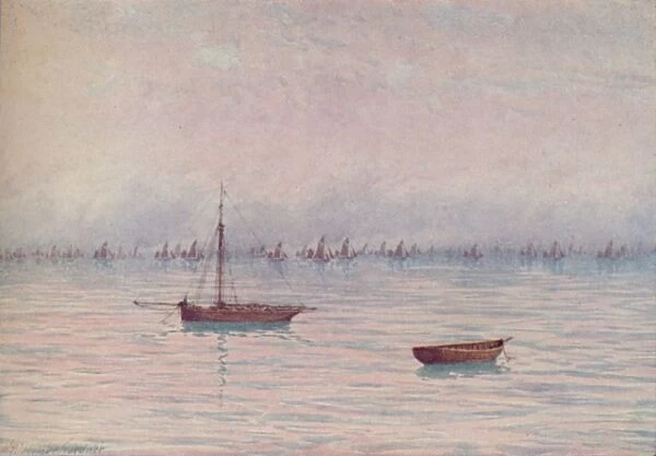 A Fishing Fleet, 1910. Artist: William Biscombe Gardner