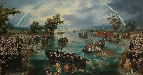 Fishing for Souls, 1614. Creator: Adriaen van de Venne