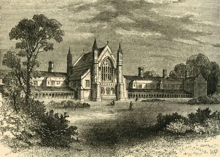 Framed Print : The Fishmongers Almshouses, Wandsworth, (c1878). Creator: Unknown Framed Print : The Fishmongers Almshouses, Wandsworth, (c1878). Creator: Unknown
