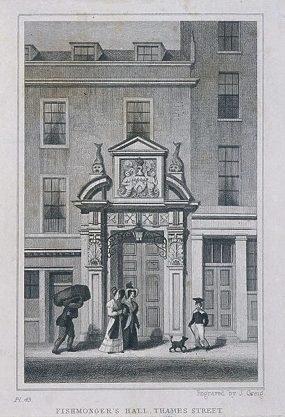 Fishmongers Hall, London, c1825