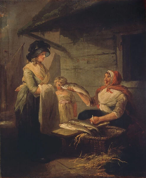 Fishwife, End 1780s. Creator: Morland, George (1736-1804)