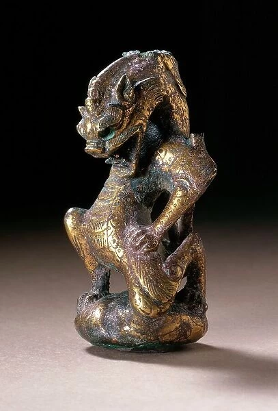 Fitting (Shi) in the Form of a Chimera (Bixie), between 317 and 581. Creator: Unknown