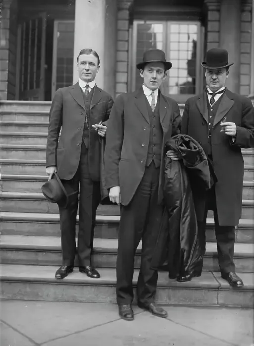 Framed Print : F.J. Hayes, E.L. Doyle, Jas. Lord, between c1910 and c1915. Creator: Bain News Service Framed Print : F.J. Hayes, E.L. Doyle, Jas. Lord, between c1910 and c1915. Creator: Bain News Service
